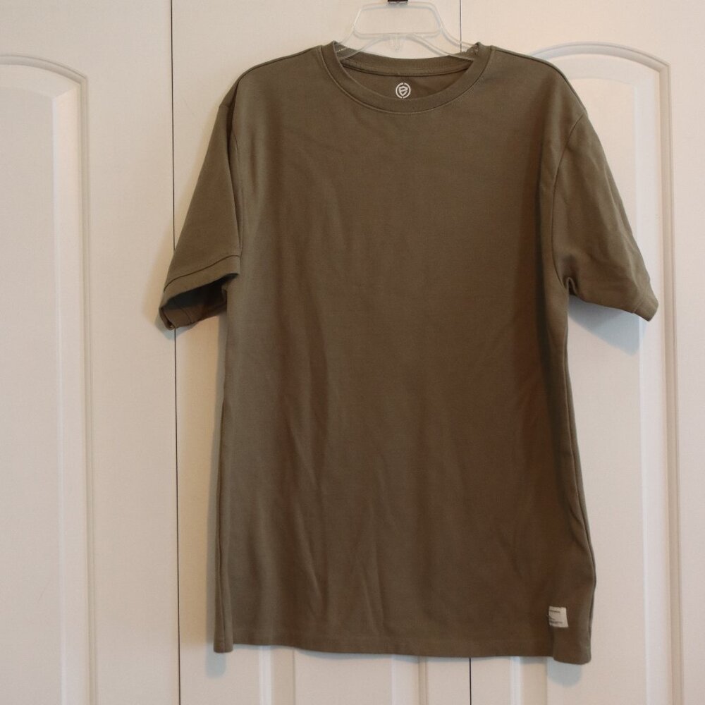Encrypted Silver Sage Short Sleeve Tee Size 2X Slim Fit Cotton/Polyester Blend